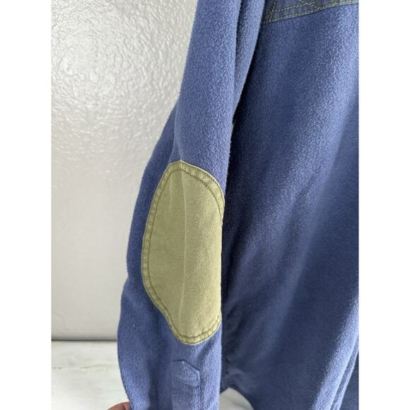 Vineyard Vines Crosby Shirt Men's Medium Blue 100% Cotton Flannel Elbow Patch - Picture 4 of 15